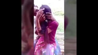 Indian lovers sex at park
