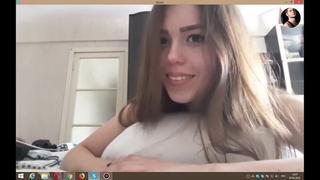Чувак развел красивую девчонку по скайпу и заставил помастурбировать