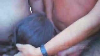 Sex in public on the beach everyone is watching and jerking off nudists 