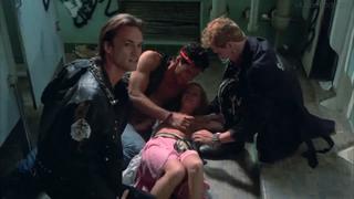 Group sexy young (sex, porn) + erotica from the movie Savage Streets (Wild Streets) 1984, Linni Kuili 