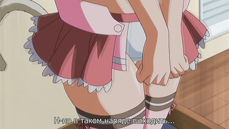 Когда она переоделась в костюм кошечки (хентай 18+)