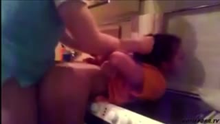 На вписке студентку выебали раком, а потом и попытался в жопу порно