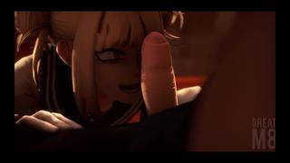 Toga himiko x bakugo femdom blowjob & sex | boku no hero academia 3d hentai pron [greatm8]