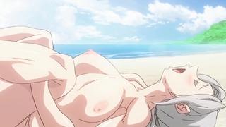 Nudist beach ni shuugakuryokou de 3