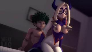 Mt lady x deku riding; vaginal fucked; 3d sex porno hentai; [my hero academia]