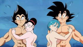 Bulma Boxers X Gogeta & Chichi X Son Goku Riding; Creampie; Orgasm; Ginormous Boobs; Three Dimensional Romp Pornography Hentai; [dragon Ball Z]