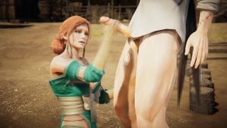 Triss merigold x geralt handjob; oral sex; kunilingus; doggystyle; riding; 3d sex porno hentai; [the witcher]
