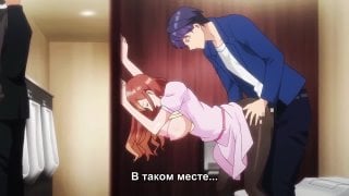 Xl joushi | начальник с большим размером 4/8 серия [rus субтитры] (hentai)