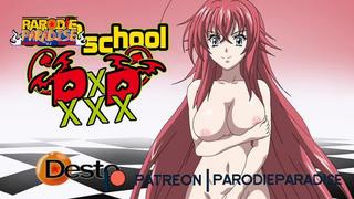 Rias gremory tittyfuck; paizuri; doggystyle; anal fucked; face sitting; 3d sex porno hentai; (by desto) [high school dxd]