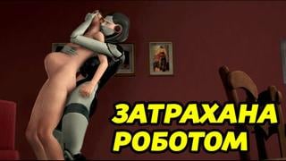 Заказала секс робота с увеличивающимся членом (анимэ , хентай , порно , огромный член , трахает раком , в жопу , по миссионерски)