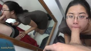 Young asian sukisukigirl hard blowjob