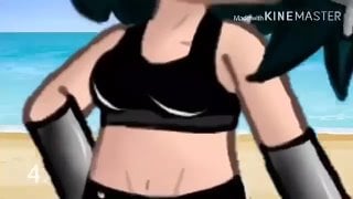 Девочки танцуют на пляже гача лайф меме gacha life meme