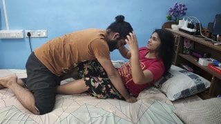 Couple home sex vaishnavy and sharun raj