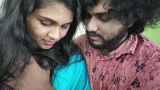 Saree removal and hot romance with sex by vaishnavy and sharun raj, mallu couple hot saree removal romance and doing sex
