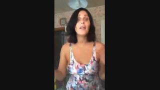 The mother of three children shows breasts in the periscope breast naked showed porn undressed sex, sex striptease sucks periscope 