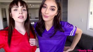 aliya brynn , supah sunday with my step sister and her pal myfam