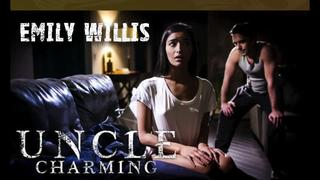Uncle charming young brunette with fit body [2019]