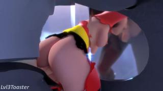 Helen parr [2] incredibles | суперсемейка порно, секс, минет, анал, грудь, кончил, 18+