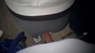 Encoxada Latina Teenagers In Leggins ( With Cum)