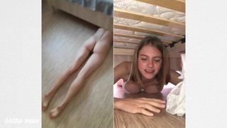 He began to mock and fucked me when he got stuck under the bed, fucking private porn house a hard underpants finished toys 