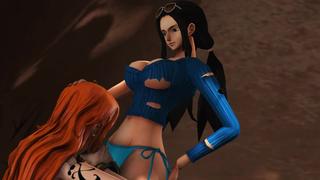 (sound)nico robin&nami futanari on futa ver 1 [one piece;porn;hentai;pov;dickgirl;sex;;sfm;порно;хентай;ван пис;минет]