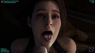 (sound)jill valentine pov blowjob; facefuck [resident evil;porn;hentai;oral;fellatio;sex;rough;r34;blender;порно;секс;минет]