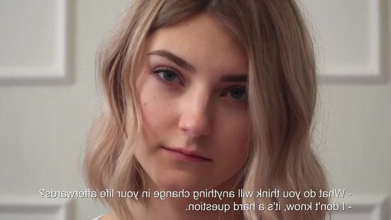 Русская стисняшка на своем первом кастинге eva elfie