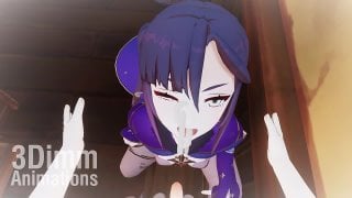 3dimmanimations | ganyu, mona (genshin impact) [hentai 3d]