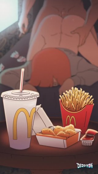 Derpixon | yoru mac (mcdonalds japan) [hentai animated loop]