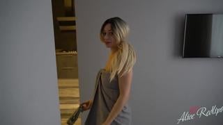 Fair Haired burned that her brother fingering on her panties and let herself fuck (Russian, Incest, Pornography, Assfuck, Squirt, XXX, Solo) 