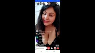 Rajsi verma live show from her app