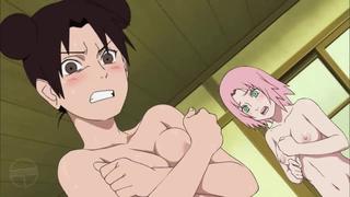 Наруто серия с голыми девушками в бане без цензуры аниме молодые сиськи порно Cartoon Hentai Fuck-a-thon Pornography Blowjob Cum секс Blow