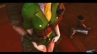 Street fighter cammy white animated