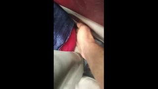 Ass groped bbw fat egyptian muslim slut in hijab let her hips touch by stranger in bus public touched voyeur exhibitionist bitch