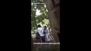 Indian College Students Bunking Class And Smashing Outdoor Bi-atch Rear End Pummeled Fuckslut Gives Rapid Handjob Blowjob Fledgling Domestic