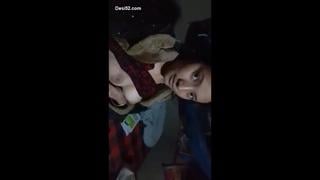 Desi Muslim Lovely Dame Displaying Her Untouched Orbs And Cherry Pussy For Boyfriend
