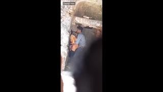 Hot Indian Muslim Bi-atch Pulverizing Outside , Secretly Seized