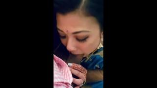 Extremely beautiful indian hindu slut sucking dick ( desi whore blowjob )