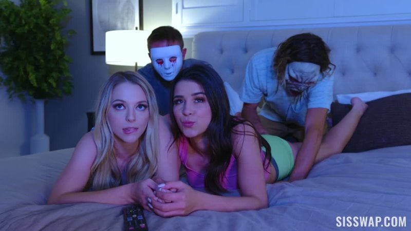 Lily larimar &amp; kylie rocket (a spooky swap) [2021, natural tits, pussy licking, step brother, step sister, teen, 1080p]