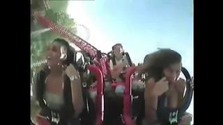 A Selection Of Women With Breasts On The Attractions Of The American Hills Big Funbags Titties In Roller Coasters Collection 