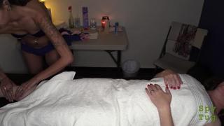 Massage, hidden camera 