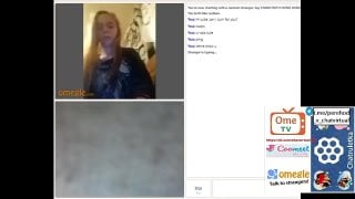 Super girl Assistant in OmeGle Ometv Video Chat Roulette, Virt Videochat burned buttt anal periscope yam sized boobs 