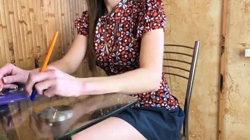 Обманом трахнул училку