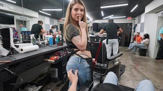 [porn] lucky anne at the barbershop