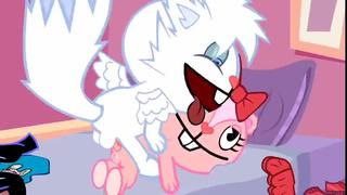 Giggles and her fucker snowers having sex in a lot of different positions (happy tree friends )cartoon