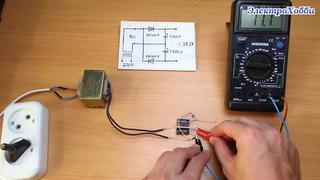 [электрохобби] как сделать удвоитель напряжения из диодов и конденсаторов, увеличиваем напряжение на трансформаторе