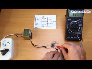 [электрохобби] как сделать удвоитель напряжения из диодов и конденсаторов, увеличиваем напряжение на трансформаторе