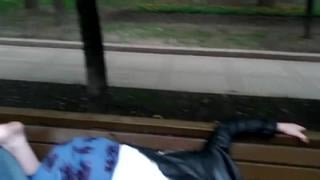 Позорище! пьяная первокурсница трахается на лавочке в парке молодые секс частное д
