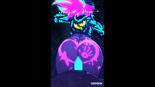 Bumstar (kda) league of legends animated anal porn 2d hentai animation