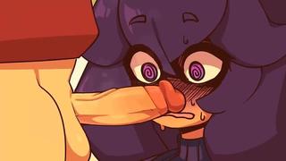 Hex Maniac Pokeman Shinki Art Animated